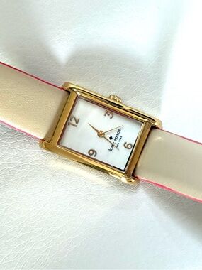 Kate Spade Beige Double Wrap Leather Watch